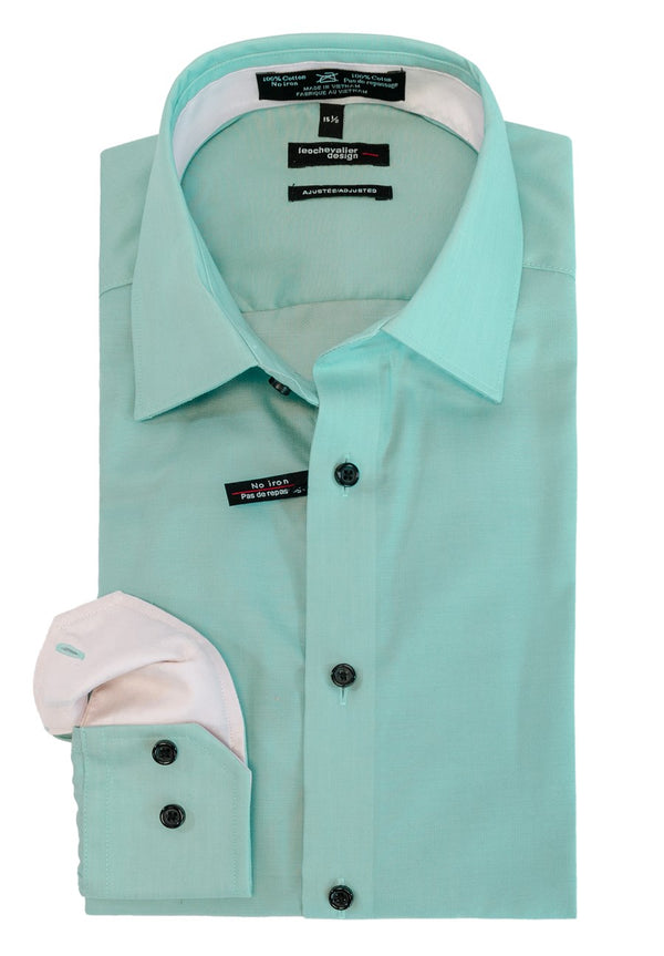 Men`s Adjusted Fit 100% Cotton Non Iron