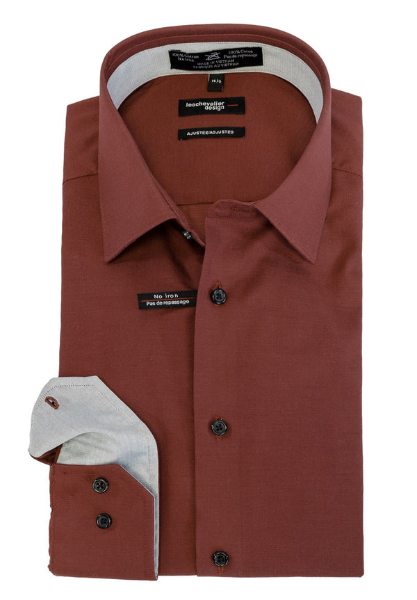 Men`s Adjusted Fit 100% Cotton Non Iron