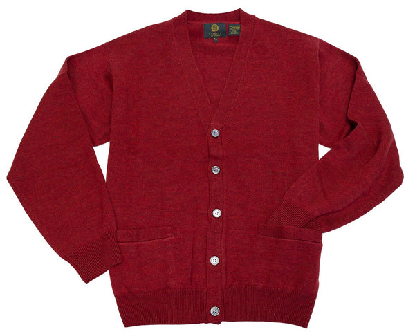 Viyella Button Front Baruffa Merino Wool Sweater