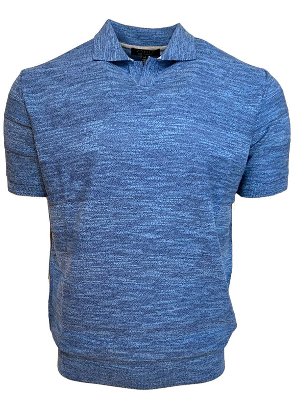 Pull col polo léger Viyella fabriqué en Italie