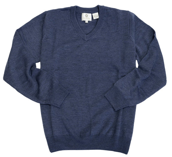 Viyella V-Neck Baruffa Merino Wool Sweater