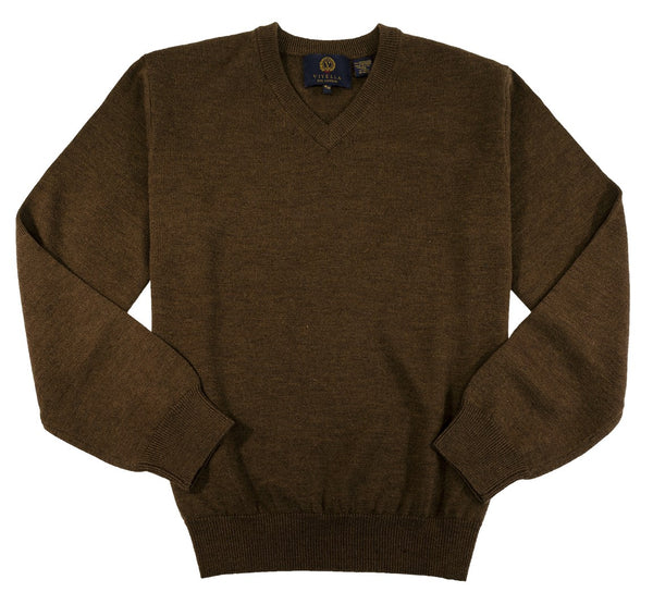 Viyella V-Neck Baruffa Merino Wool Sweater