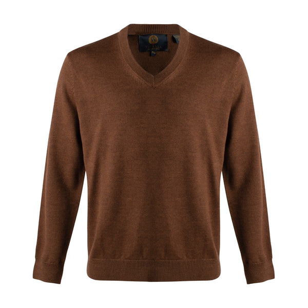 Viyella V-Neck Baruffa Merino Wool Sweater