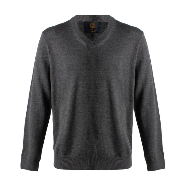 Viyella V-Neck Baruffa Merino Wool Sweater