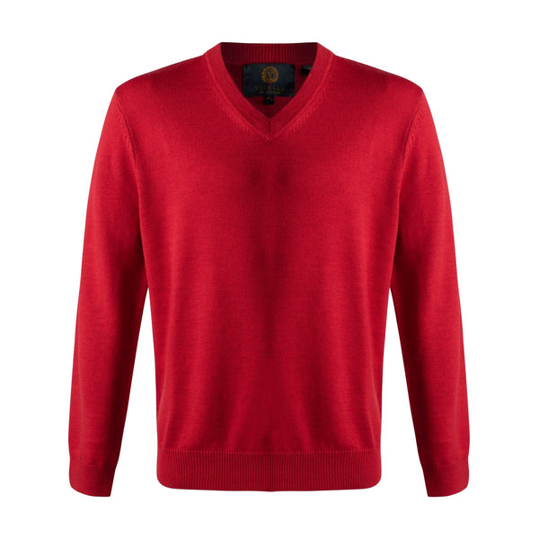 Viyella V-Neck Baruffa Merino Wool Sweater