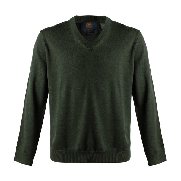 Viyella V-Neck Baruffa Merino Wool Sweater