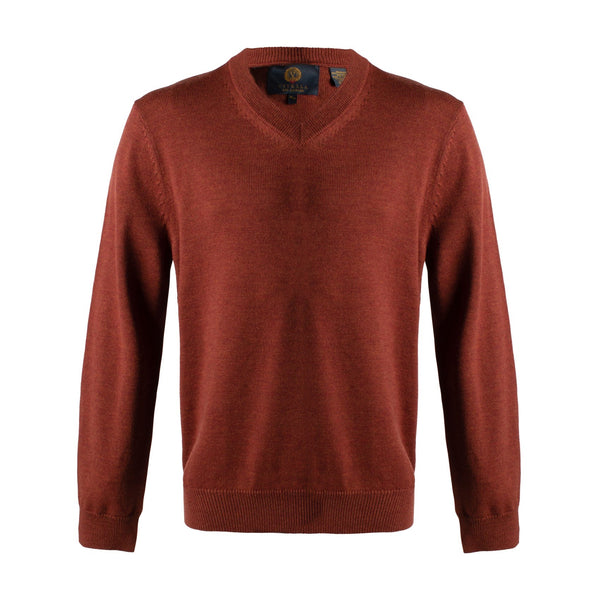 Viyella V-Neck Baruffa Merino Wool Sweater
