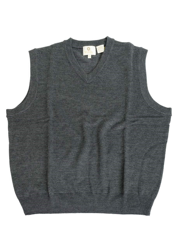 Viyella V-Neck Sleeveless Baruffa Merino Wool Sweater