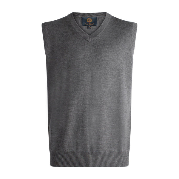 Viyella V-Neck Sleeveless Baruffa Merino Wool Sweater