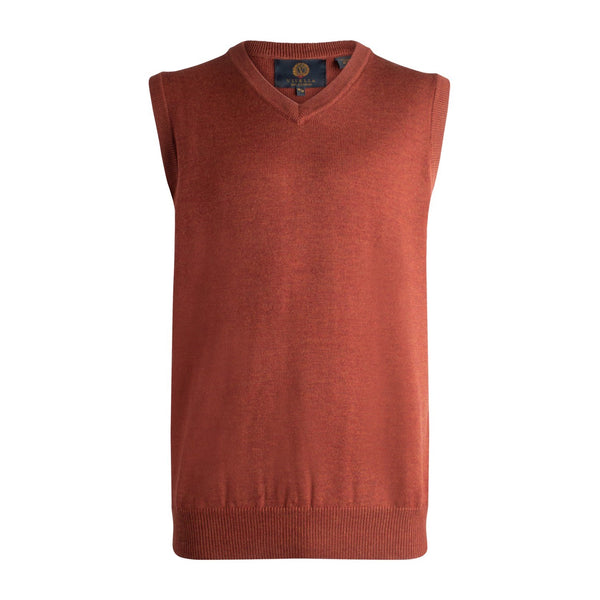 Viyella V-Neck Sleeveless Baruffa Merino Wool Sweater