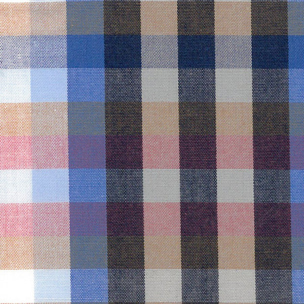 Multi 100% Cotton Non-Iron Check Shirt