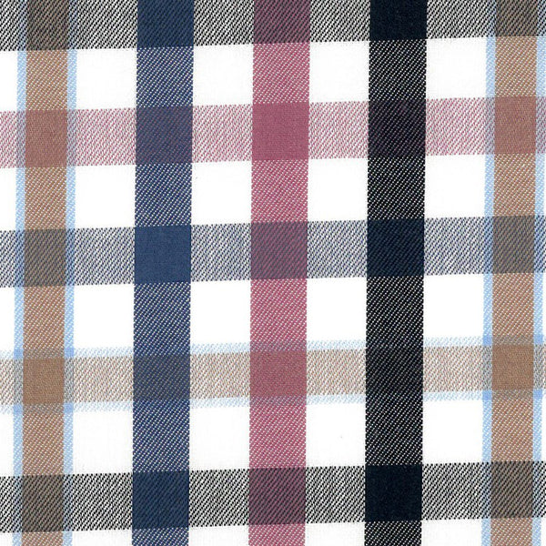 Multi Check 100% Cotton Non-Iron Shirt