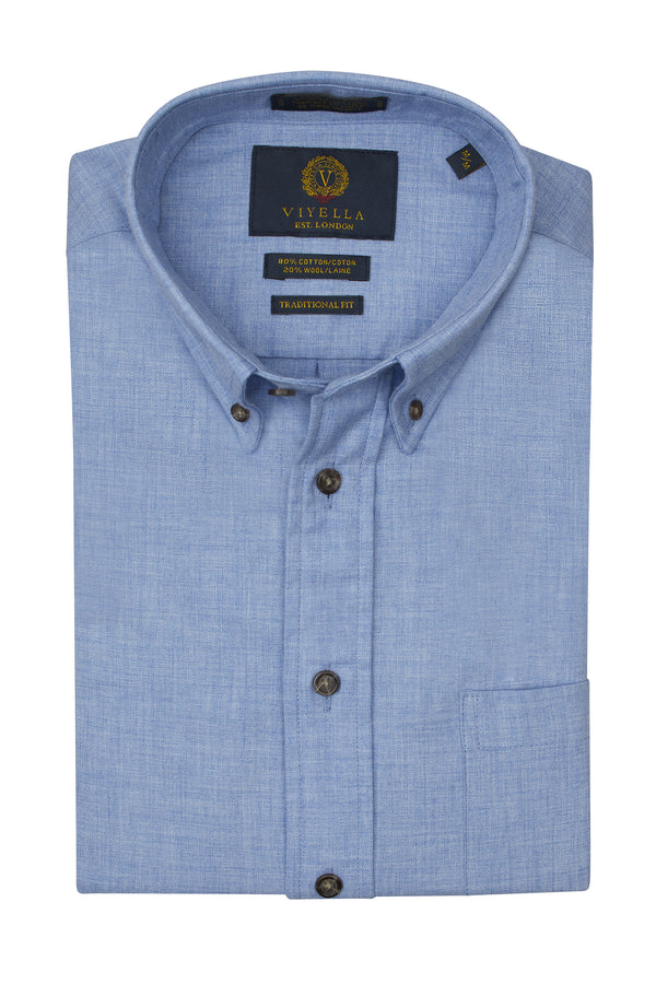 Viyella Classic Solid Made in Canada Sport Shirt (Multiple Color's)