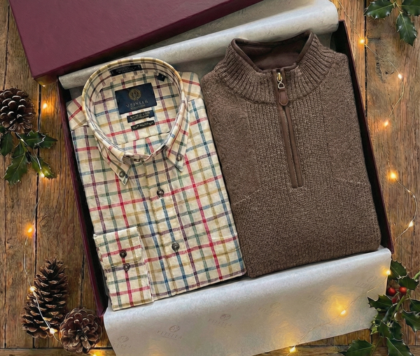 Viyella Woodsman Sweater and Shirt Bundle