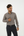 Chemise Leo Chevalier Iconic Stretch marron à imprimé losanges