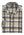 Chemise à carreaux marron et verte Leo Chevalier 100 % sans repassage