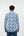 Chemise Leo Chevalier Iconic Stretch à imprimé bleu mélangé