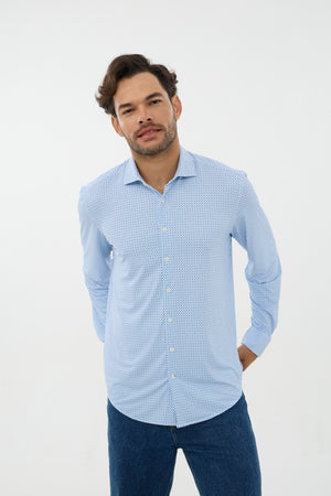 Chemise en maille extensible performante Leo Chevalier