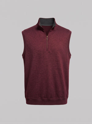 Leo Chevalier 1/4 Zip Textured Vest