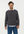 Leo - Pull homme col rond en coton et acrylique à texture bicolore