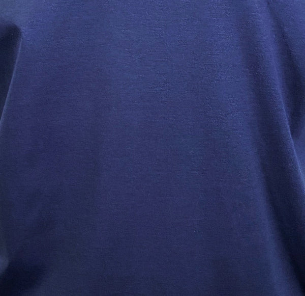 T-shirt à col rond Viyella en coton Pima uni (coupe plus serrée)