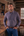 Viyella Chambray Blue and Brown Plaid Made in Canada Shirt