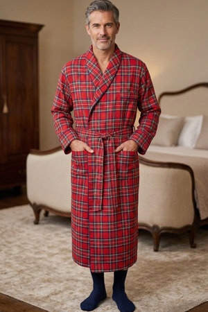 Peignoir Viyella Royal Stewart fabriqué au Canada