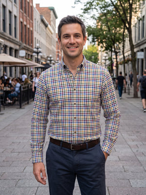 Viyella 1894 Made in Canada Multi Check Shirt