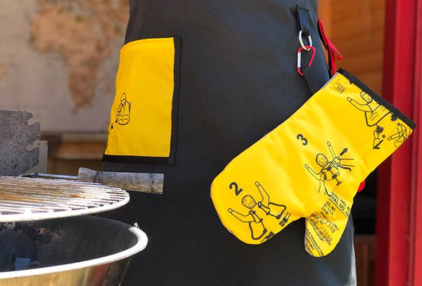 Gant de cuisine Bag to Life Galley BBQ Glove - manique pour la main droite 