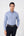 Leo Chevalier Fitted Blue Abstract Dress Shirt with Stretch