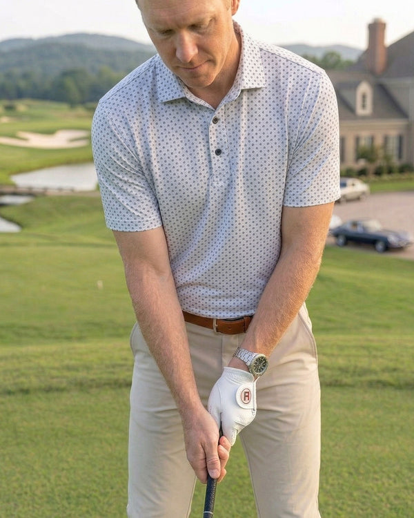 Leo Chevalier Bayfront Foulard Print Polo