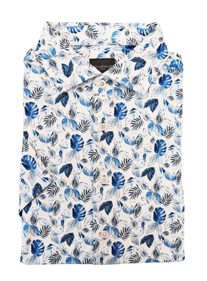 Leo Chevalier Light Jungle Print Performance Stretch Knit Shirt