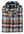 Viyella Made in Canada 100% Linen Bright Multi Short Sleeve Shirt