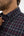 Leo Chevalier 100% Cotton Non-Iron Navy and Burgundy Plaid Shirt