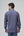 Leo Chevalier  Non-Iron Blue Leaf Printed Shirt