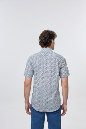 Chemise imprimée Leo Chevalier Multi Splatter infroissable