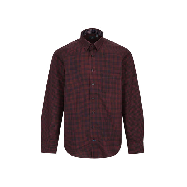Leo Chevalier Red Dot Printed Non Iron Shirt