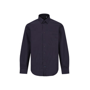 Chemise violette sans repassage Leo Chevalier