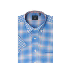 Leo Chevalier 100% Cotton Non-Iron Multi Check Shirt