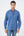 Leo Chevalier 100% Cotton Non-Iron Blue Triangle Print Shirt