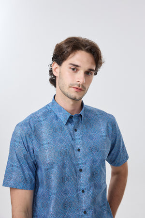 Leo Chevalier 100% Cotton Non Iron Multi Dot Print