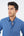 Leo Chevalier 100% Cotton Non-Iron Blue Triangle Print Shirt
