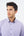Chemise Leo Chevalier à petits pois mauve sans repassage