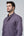 Multi Burgundy Leaf Print 100% Cotton Non-Iron Shirt