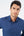 Chemise Leo Chevalier bleu marine à imprimé cercles et carrés, infroissable