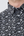 Chemise infroissable Leo Chevalier motifs fleurs noires