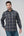 Leo Chevalier Grey Checkered Non Iron Shirt