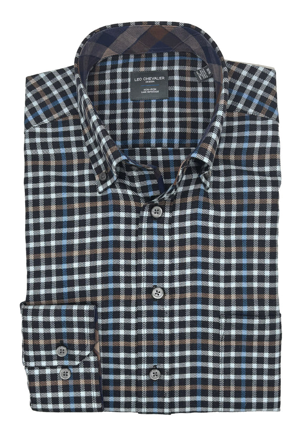 Leo Chevalier Non Iron Multi Check Shirt