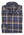 Chemise à carreaux bleus et marrons Leo Chevalier infroissable