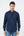 Leo Chevalier Navy Diamond Print Non Iron Shirt